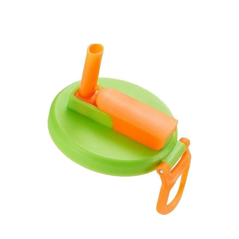 Lokk med sugerør til bokser